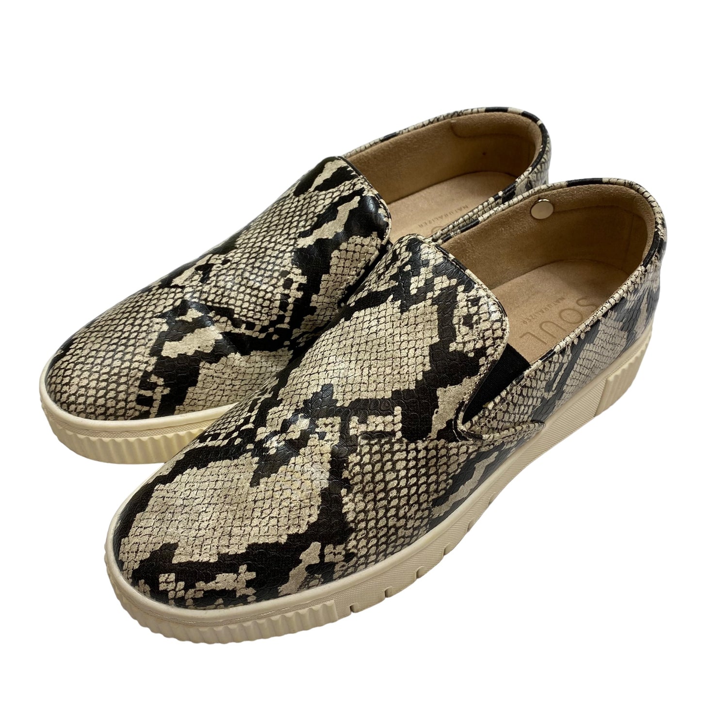 Snakeskin Print Shoes Sneakers Naturalizer, Size 11