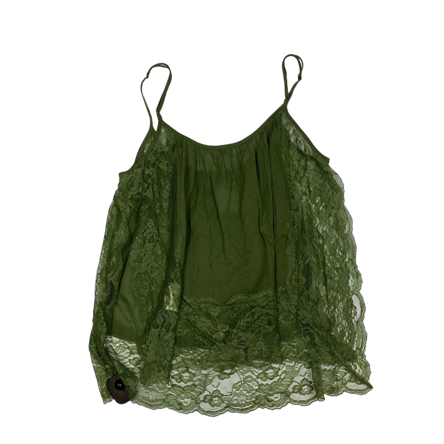 Green Top Sleeveless Free People, Size L