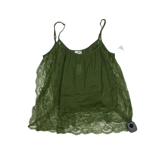 Green Top Sleeveless Free People, Size L