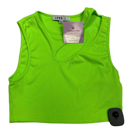 Green Top Sleeveless Clothes Mentor, Size S