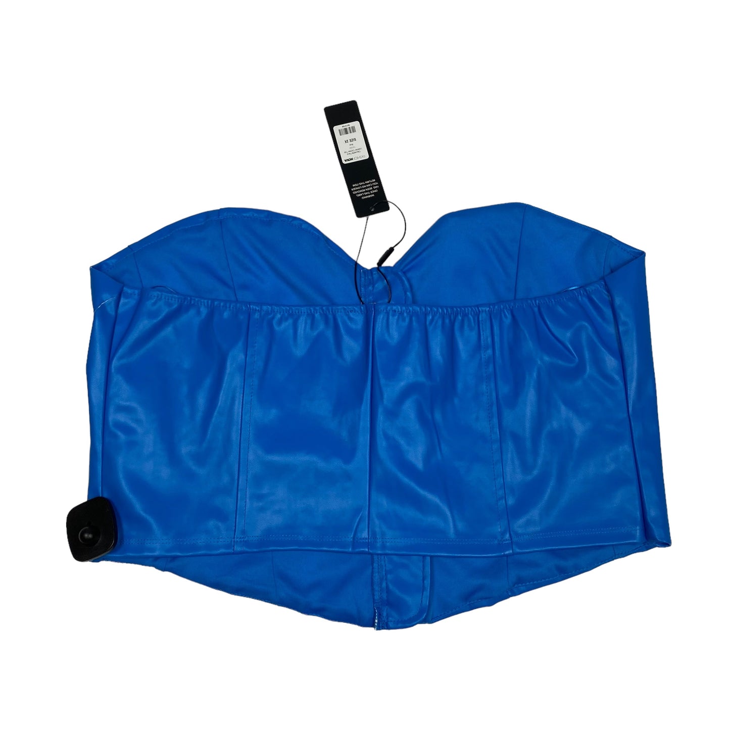 Blue Top Sleeveless Fashion Nova, Size 2x