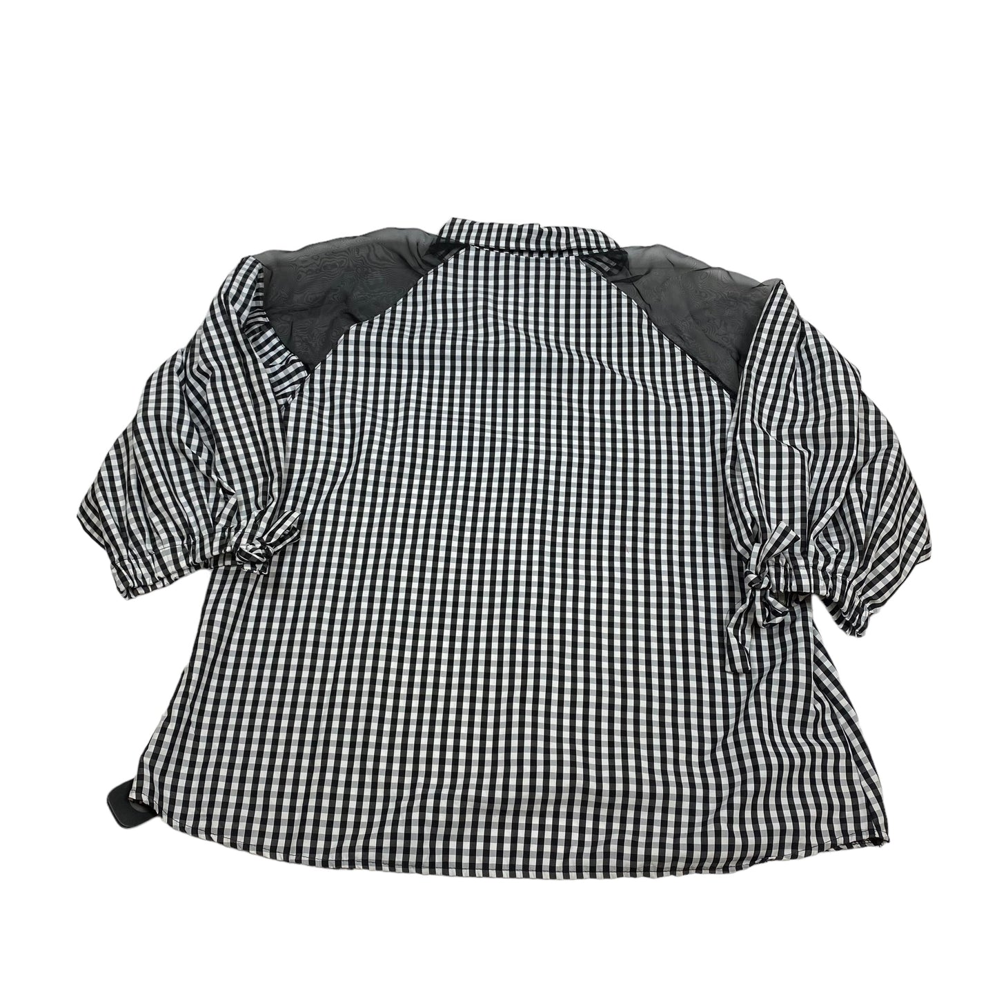 Black & White Top Long Sleeve Dalin, Size 2x