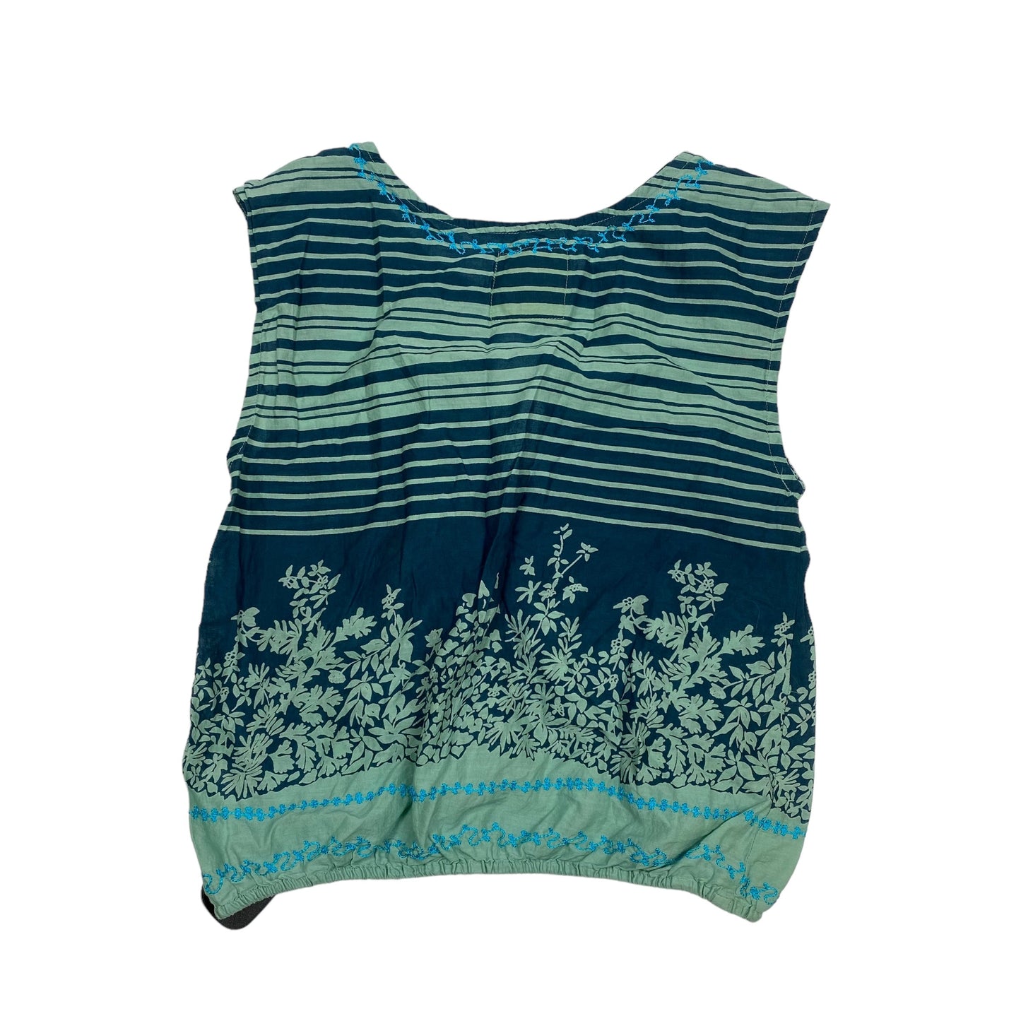 Green Top Sleeveless Free People, Size Xs