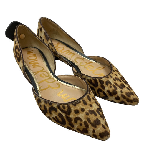 Animal Print Shoes Flats Sam Edelman, Size 5.5