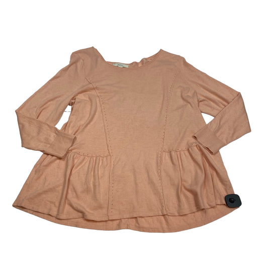 Peach Sweater Sejour, Size 1x