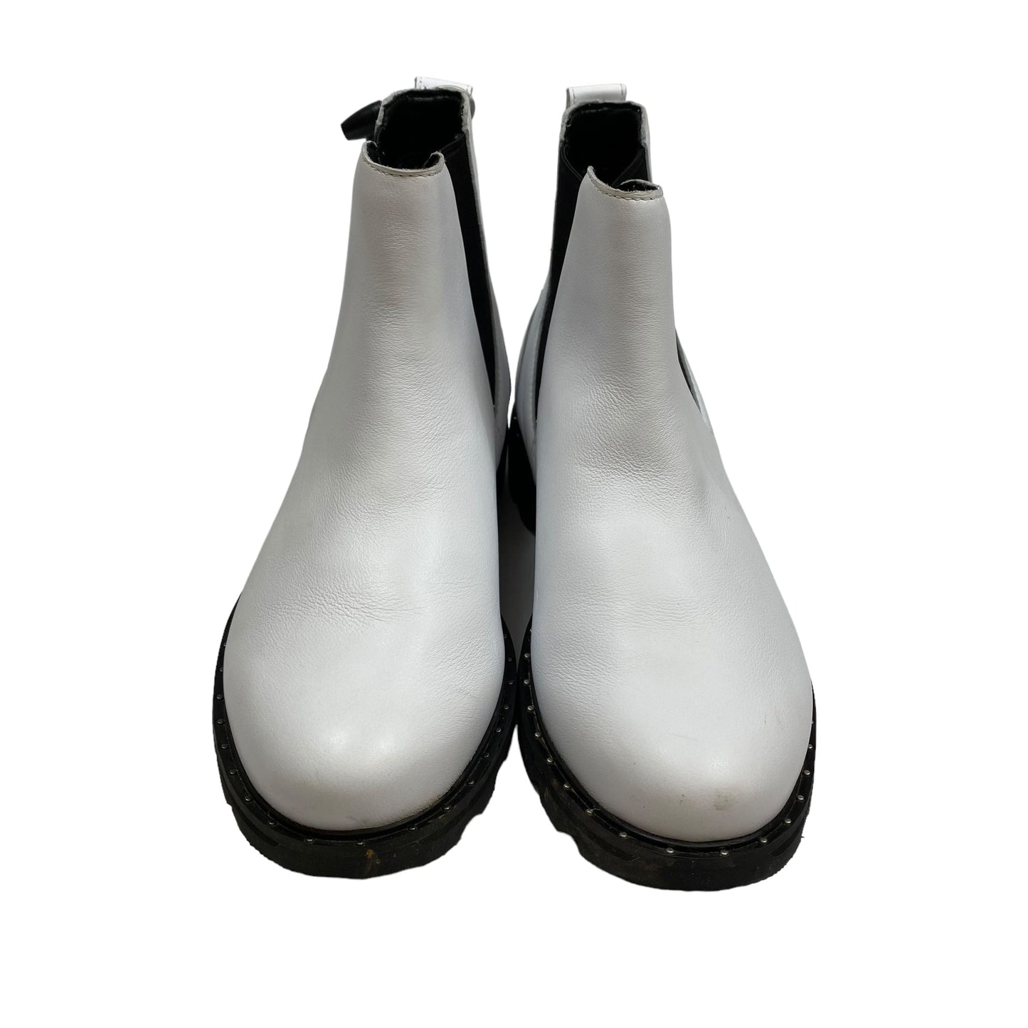 White Boots Ankle Flats Sorel, Size 11