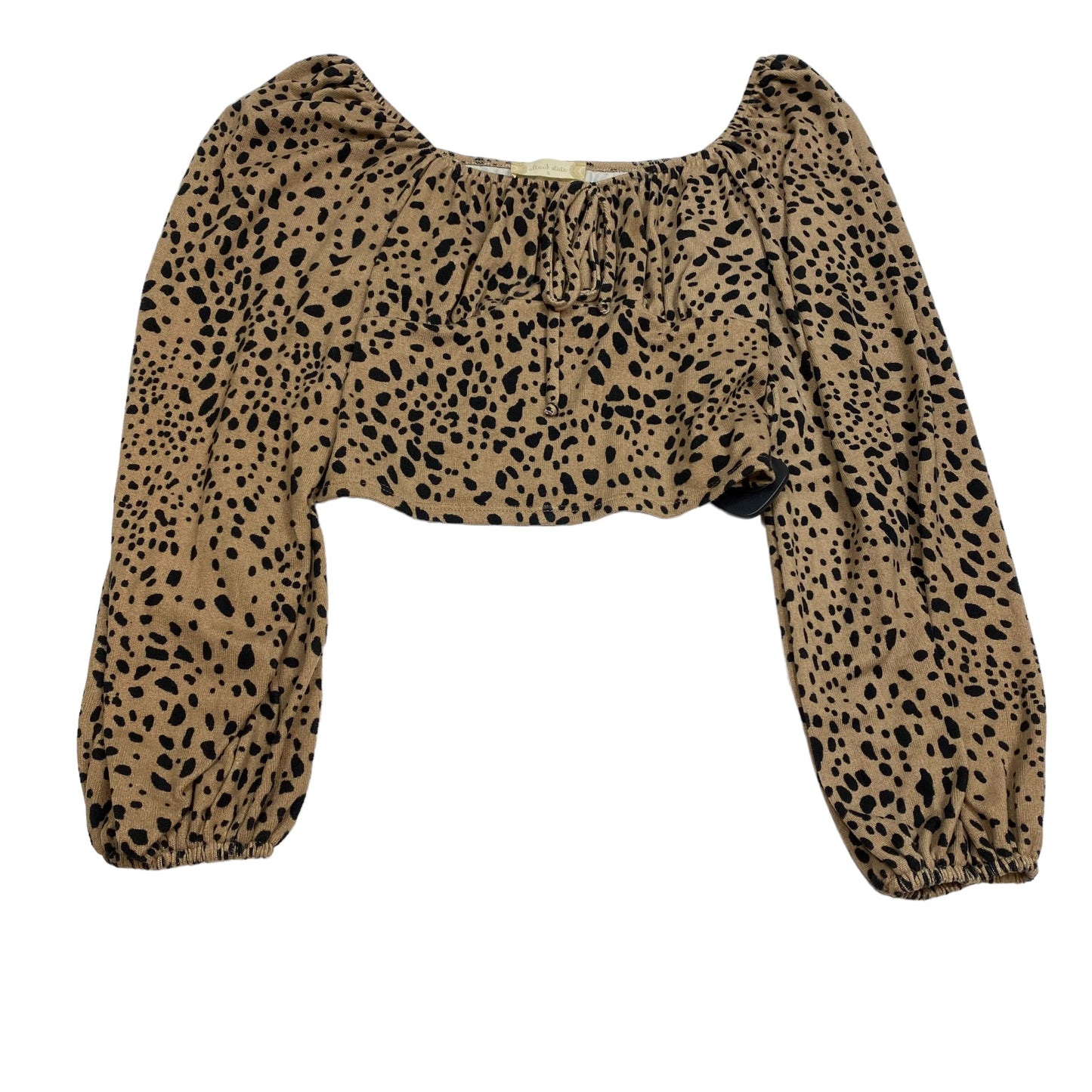 Animal Print Top Long Sleeve Altard State, Size S