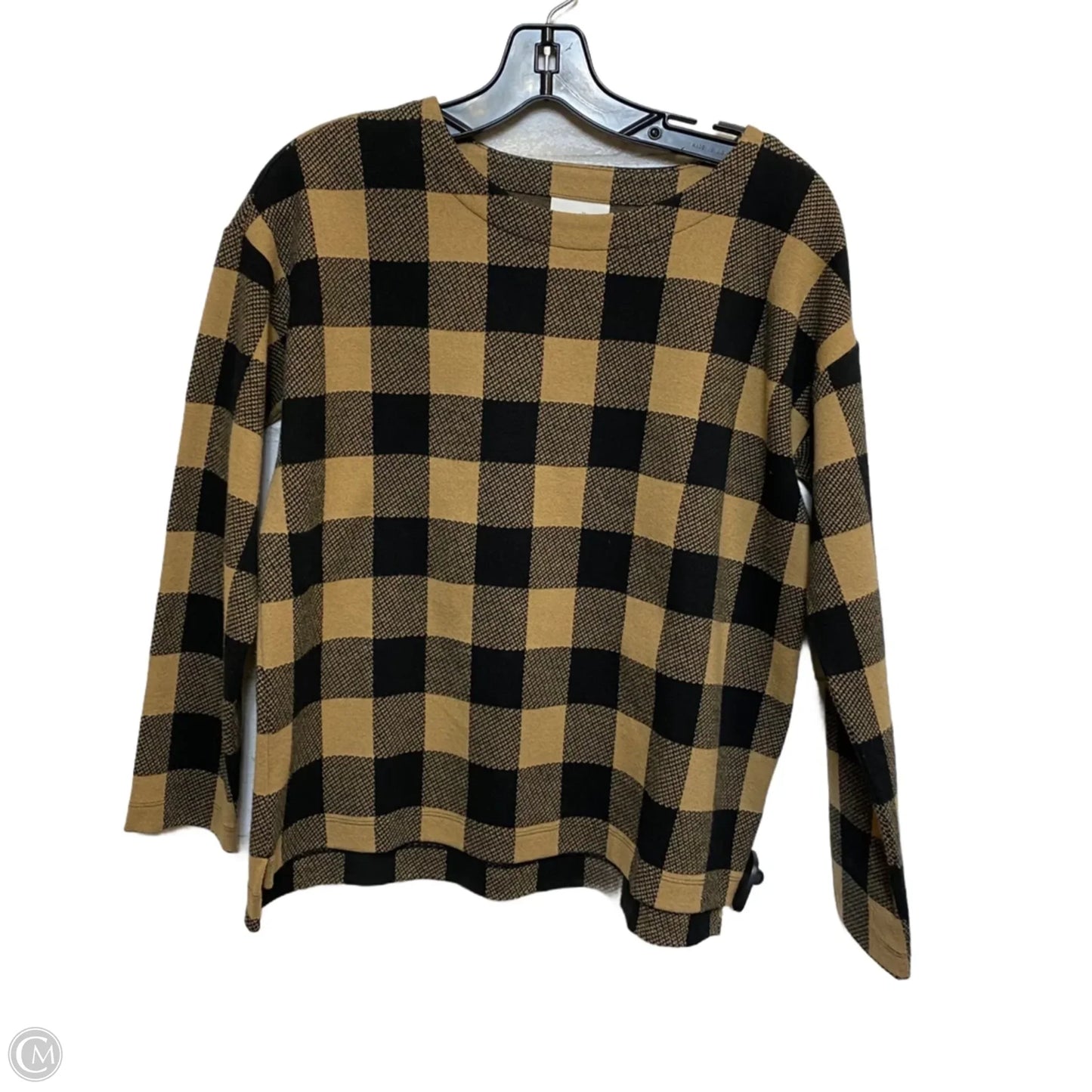 Sweater By J. Jill In Black & Tan, Size: S