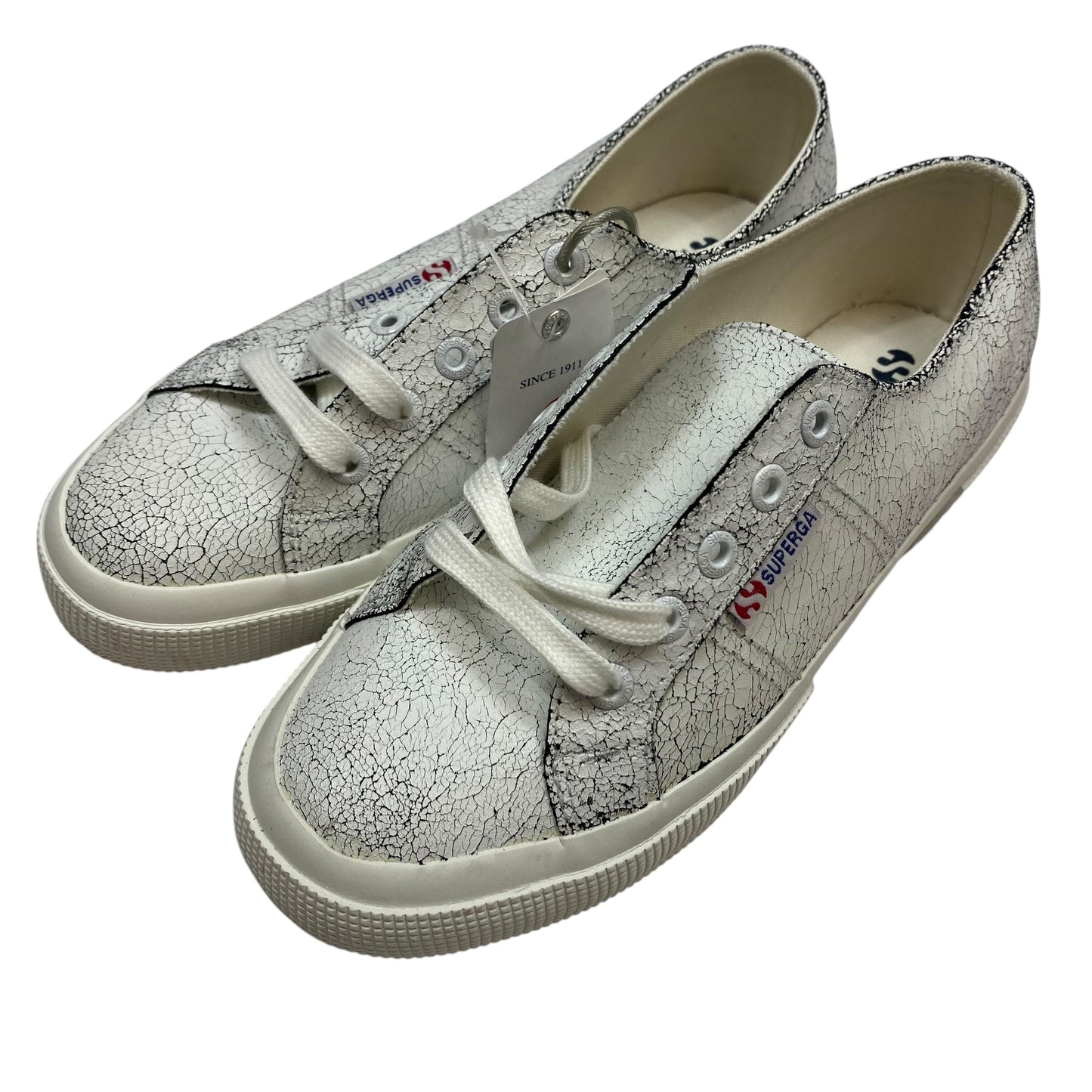 Shoes Sneakers By Superga In White, Size: 7.5