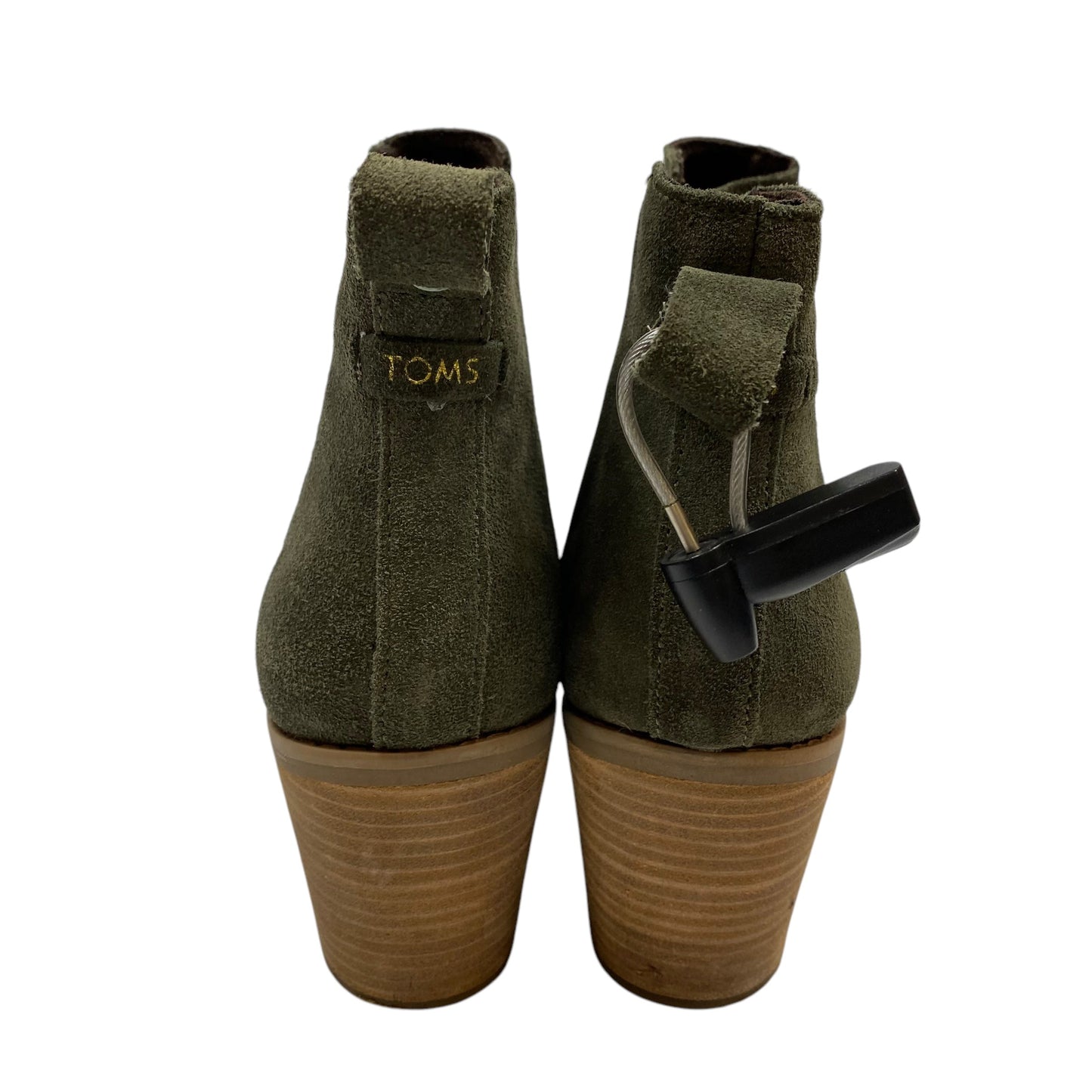 Boots Ankle Heels By Toms In Green, Size: 11