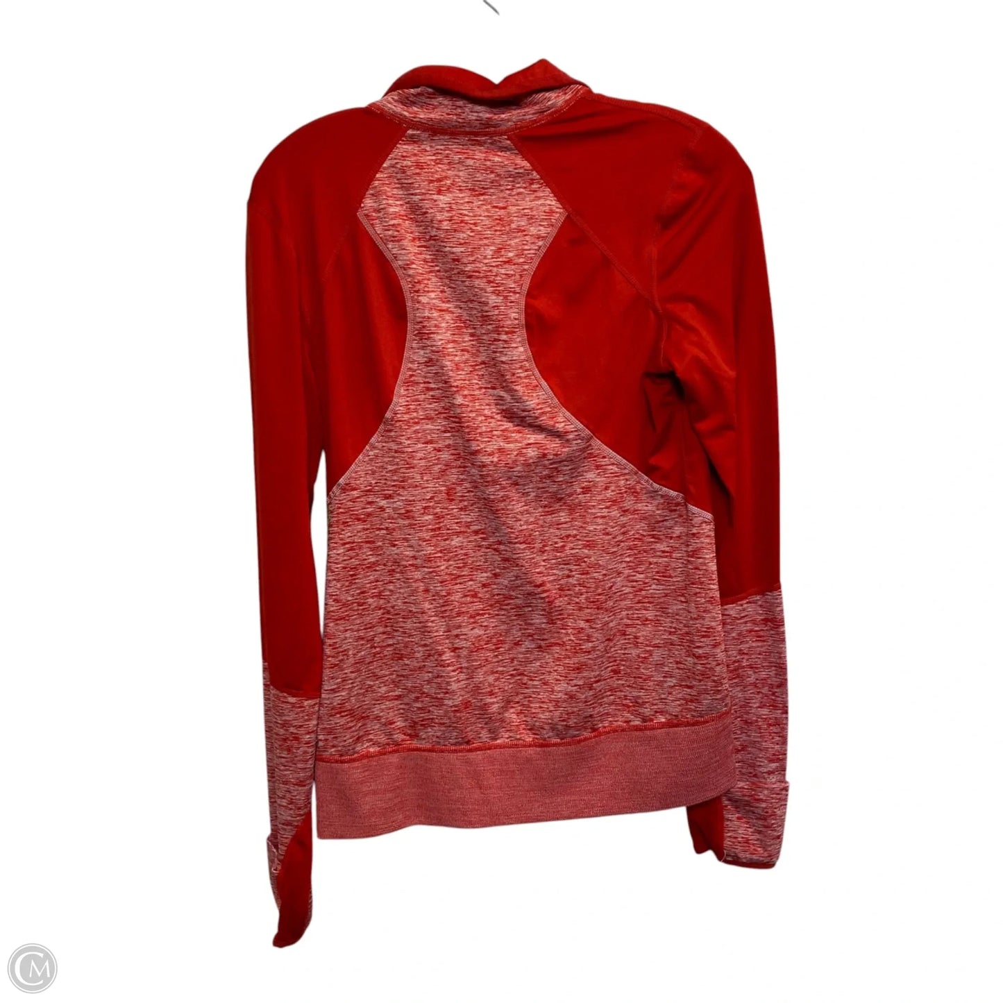 Athletic Top Long Sleeve Collar By Zella In Red, Size: M