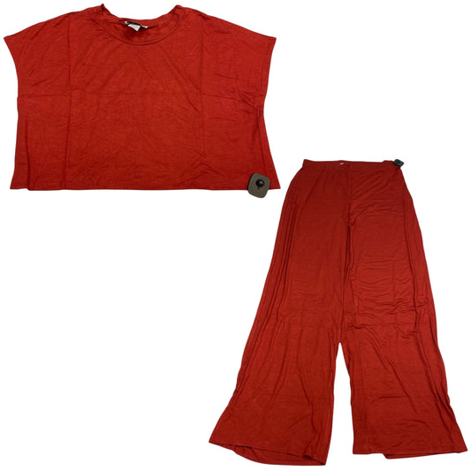 Pants Set 2pc By Swank A Posh In Orange, Size: 2x