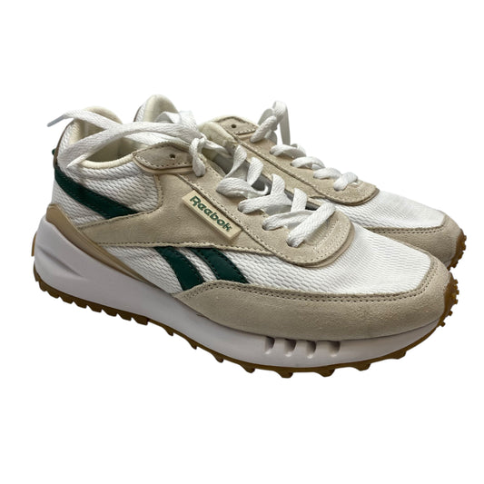 Shoes Athletic By Reebok In Cream & Green, Size: 7.5