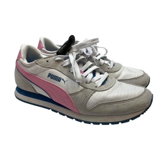 Shoes Athletic By Puma In Grey & Pink, Size: 6