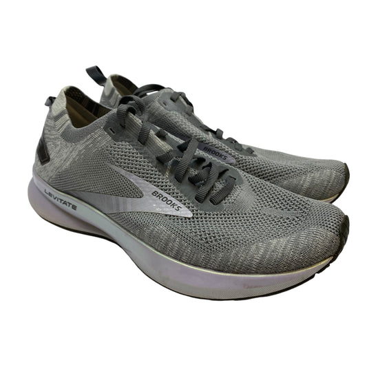 Shoes Athletic By Brooks In Grey, Size: 8.5