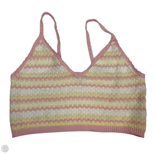 Top Sleeveless By Wild Fable In Pink, Size: L