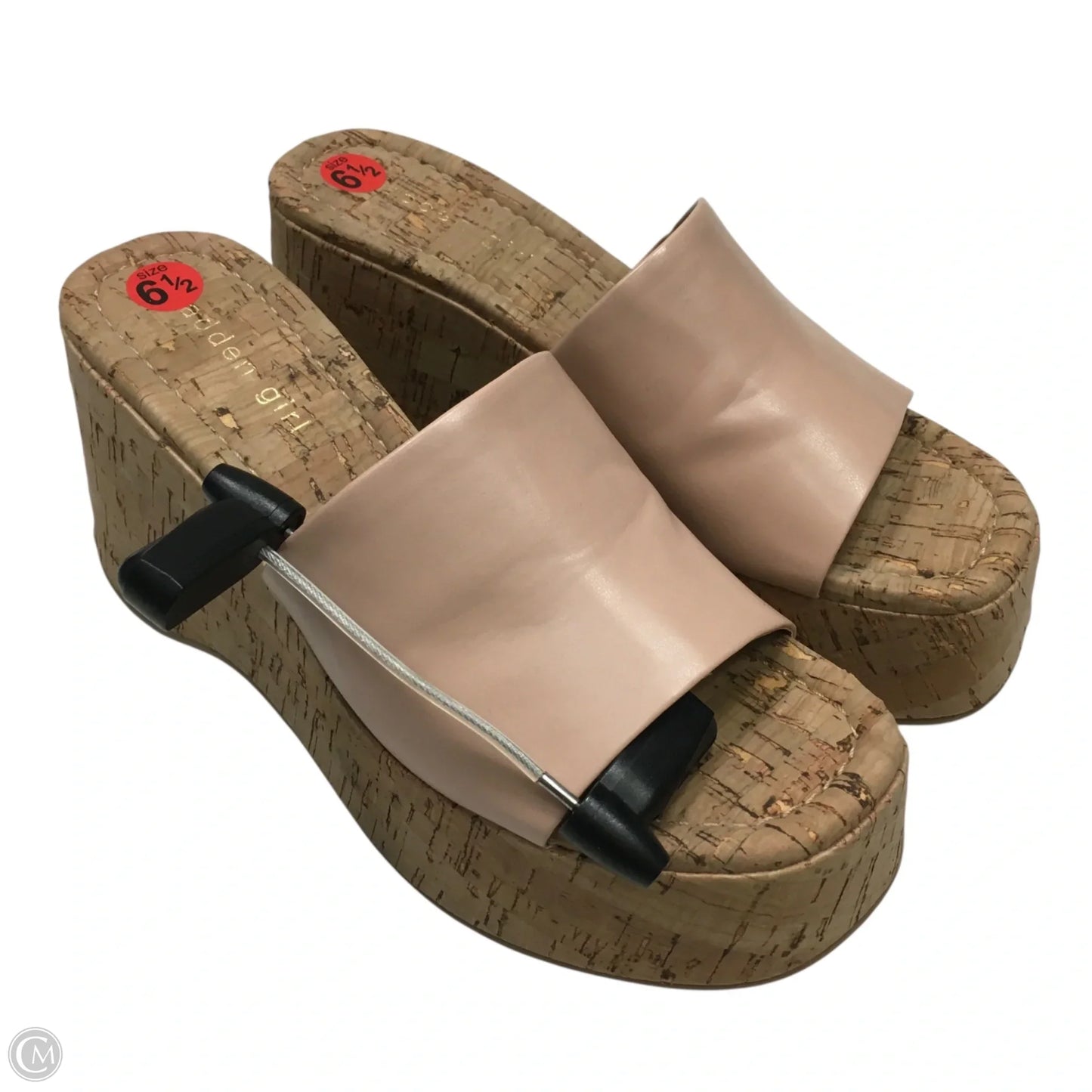 Sandals Heels Wedge By Madden Girl In Pink, Size: 6.5