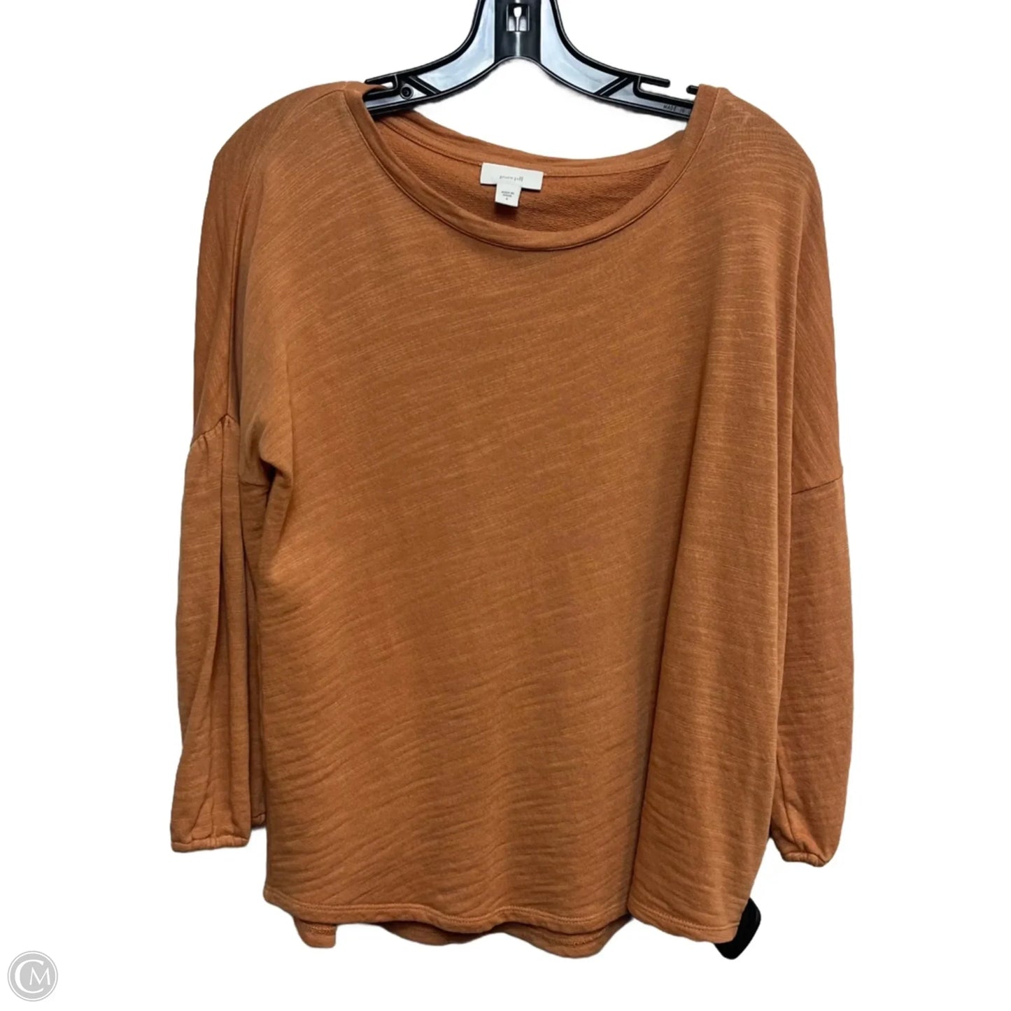 Top Long Sleeve By Pure Jill In Orange, Size: S