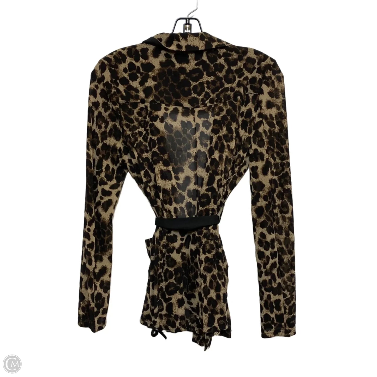 Top Long Sleeve By Davi & Dani In Animal Print, Size: S
