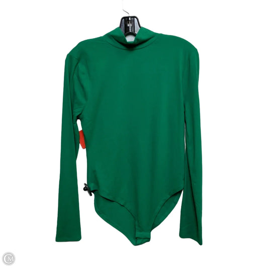 Bodysuit By Zenana In Green, Size: Xl