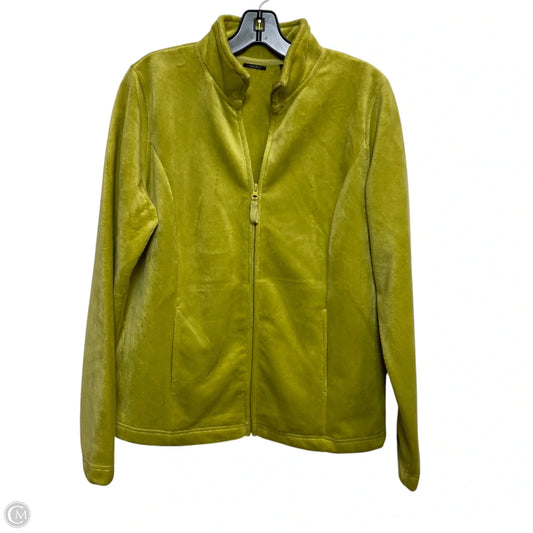 Jacket Fleece By Sandra In Green, Size: L