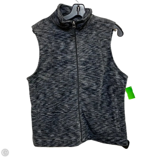 Vest Fleece By Kim Rogers In Grey, Size: L