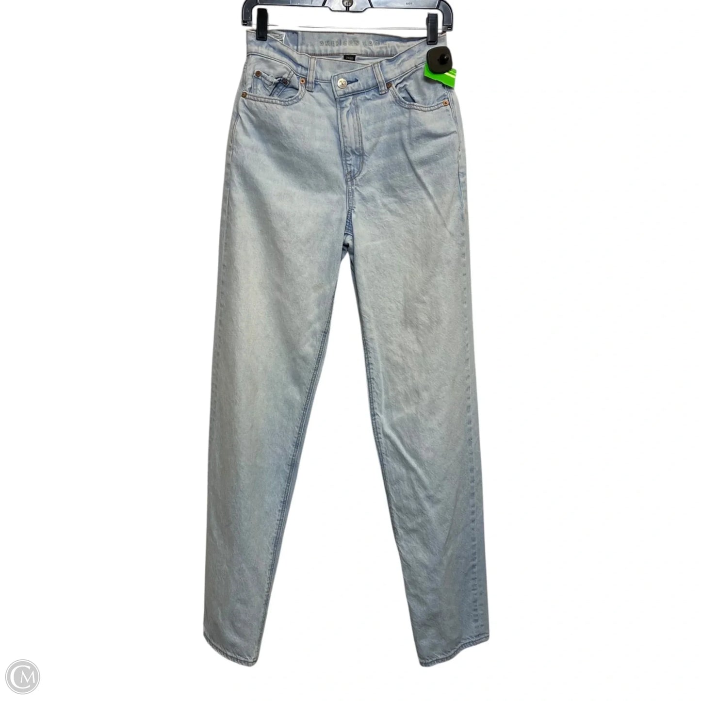 Jeans Straight By American Eagle In Blue Denim, Size: 2