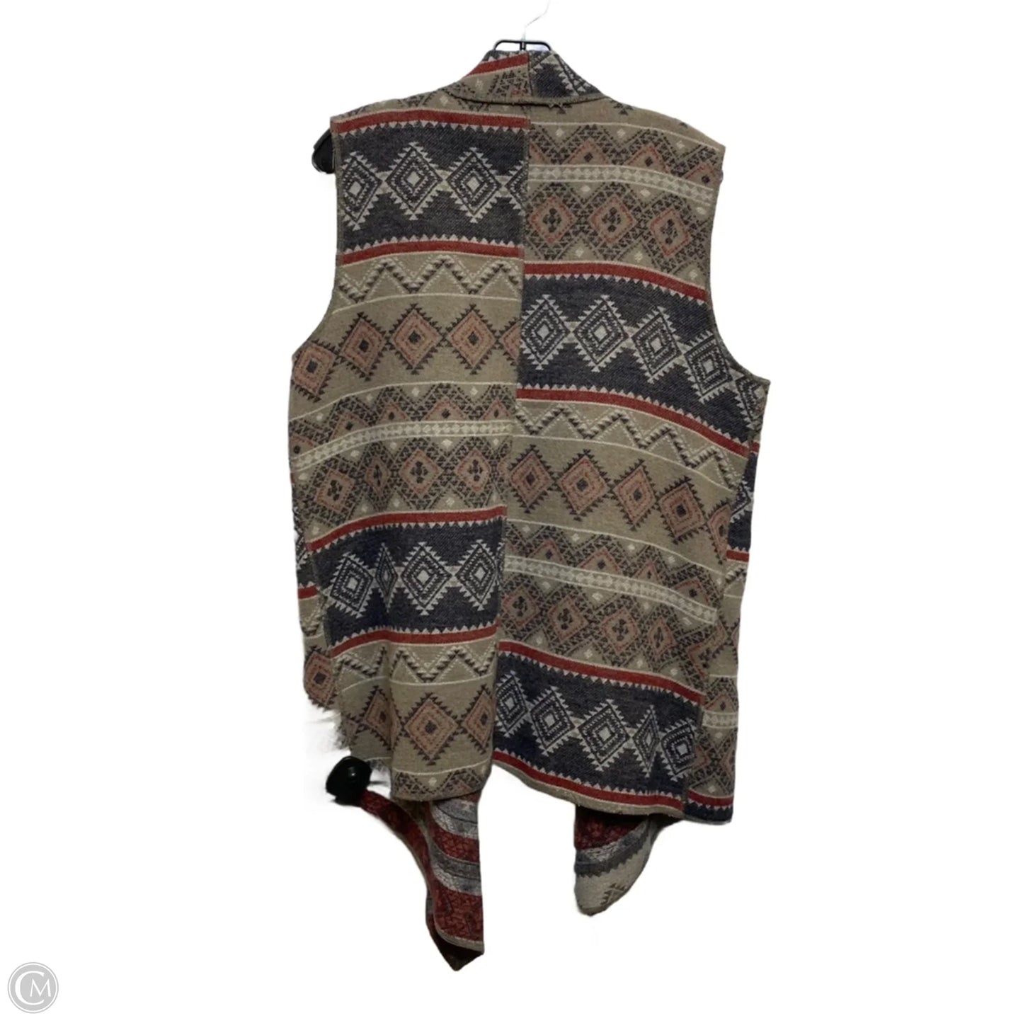 Vest Other By Tribal In Blue & Brown, Size: Xl