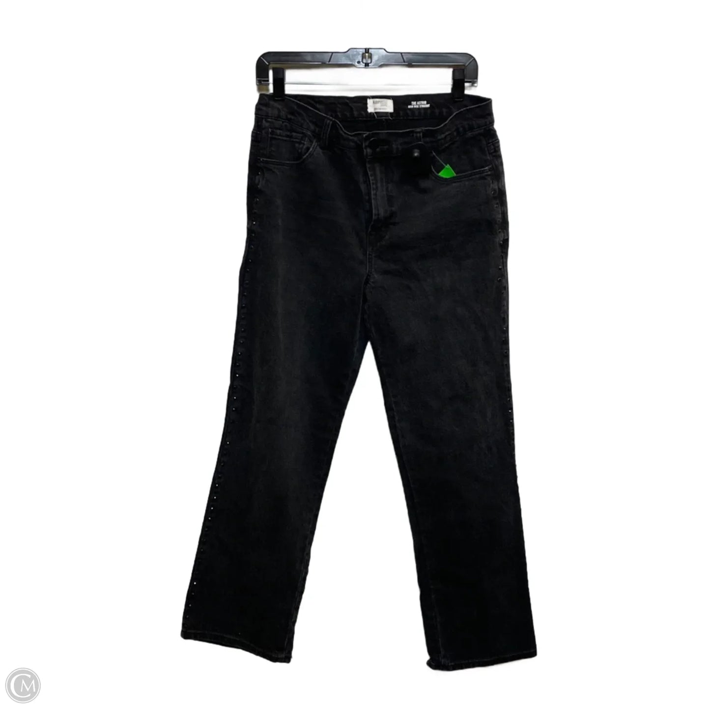 Jeans Straight By Kensie In Black Denim, Size: 8
