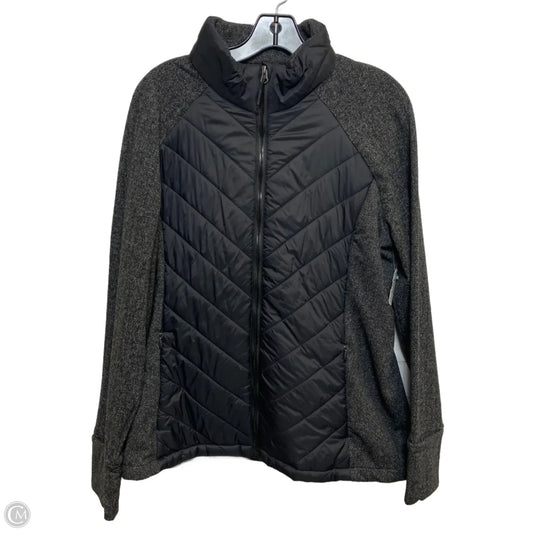 Athletic Jacket By Kyodan In Grey, Size: Xl