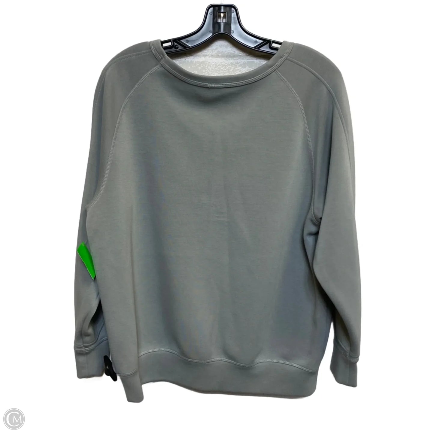 Athletic Sweatshirt Crewneck By Mono B In Grey, Size: M