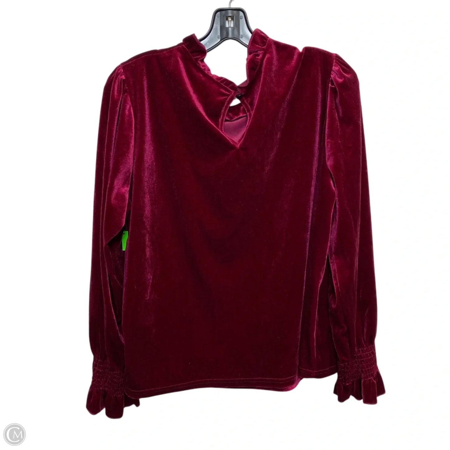 Top Long Sleeve By Shein In Pink, Size: 1x