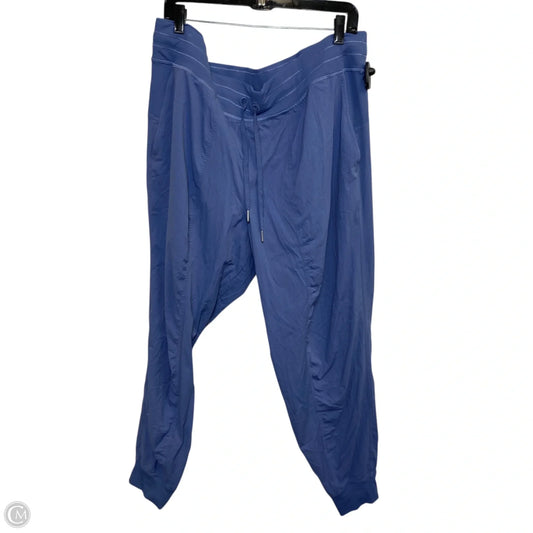 Athletic Pants By Lululemon In Blue, Size: 2x