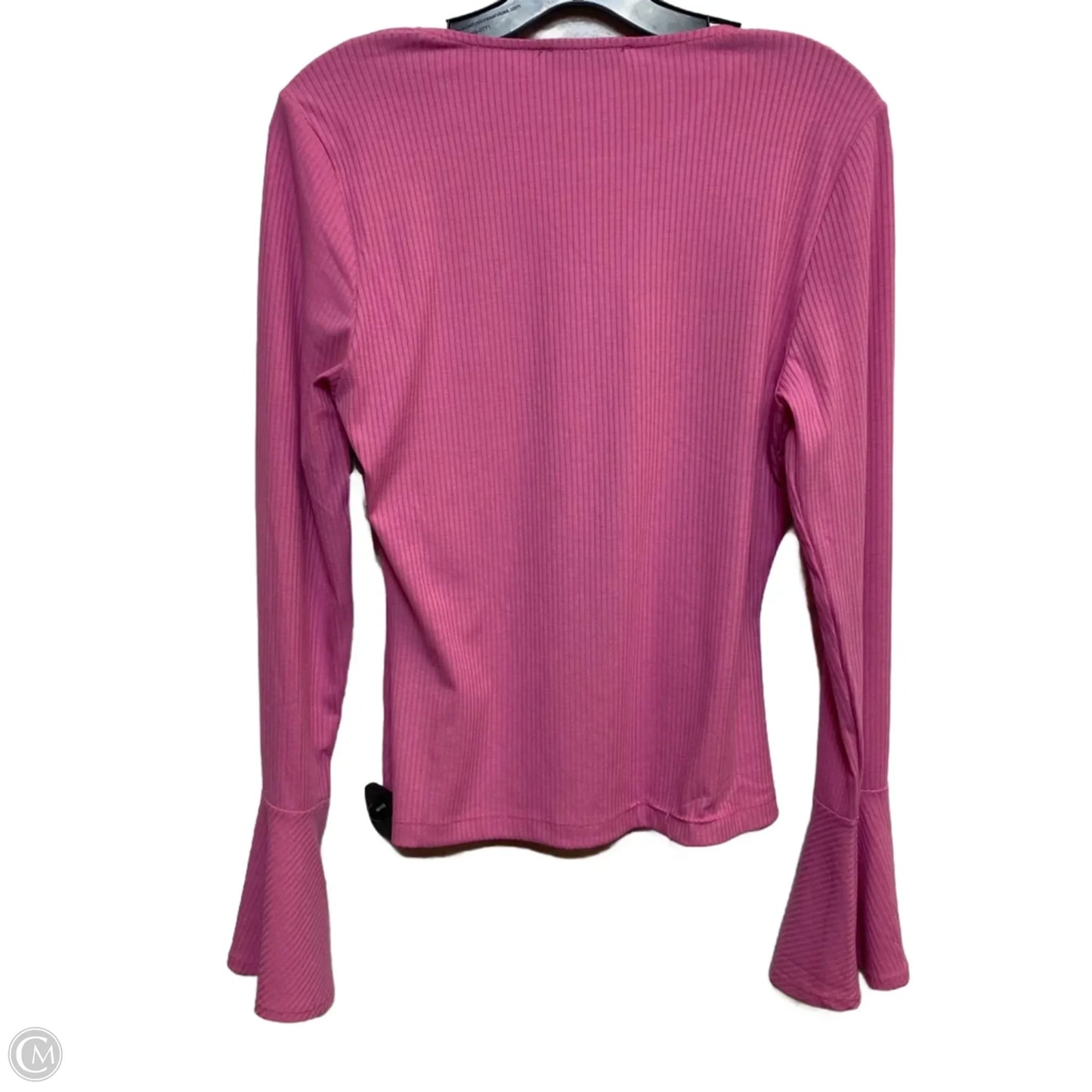 Top Long Sleeve By New York And Co In Pink, Size: M