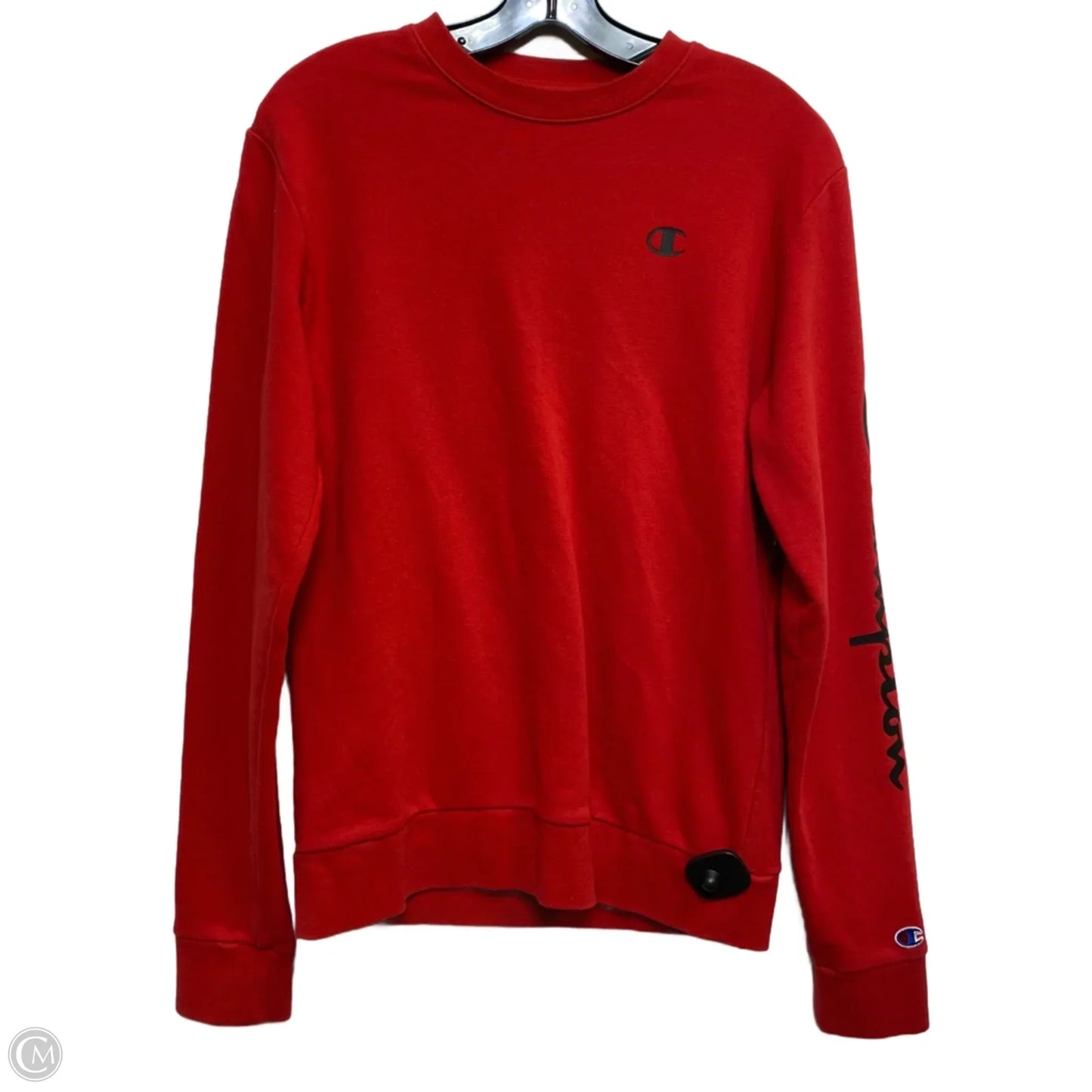 Athletic Sweatshirt Crewneck By Champion In Red, Size: S