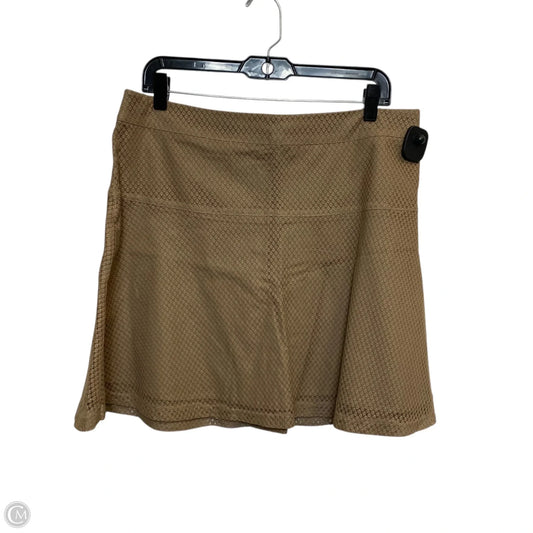 Skirt Mini & Short By New York And Co In Brown, Size: L