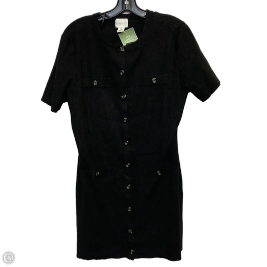 Dress Sweater By H&m In Black, Size: L