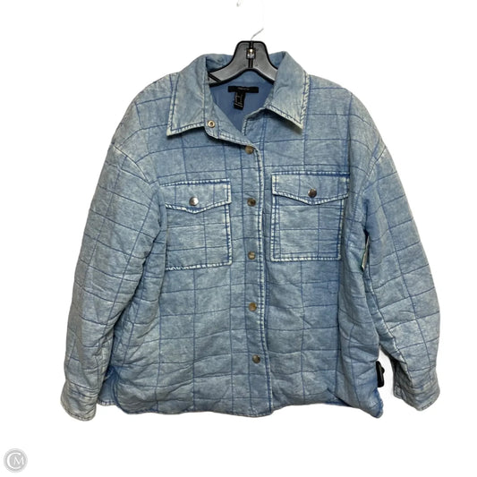 Jacket Other By Forever 21 In Silver, Size: S