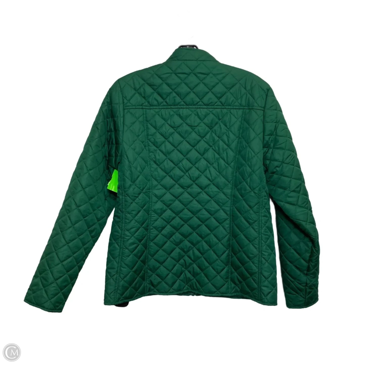 Jacket Puffer & Quilted By Kim Rogers In Green, Size: S
