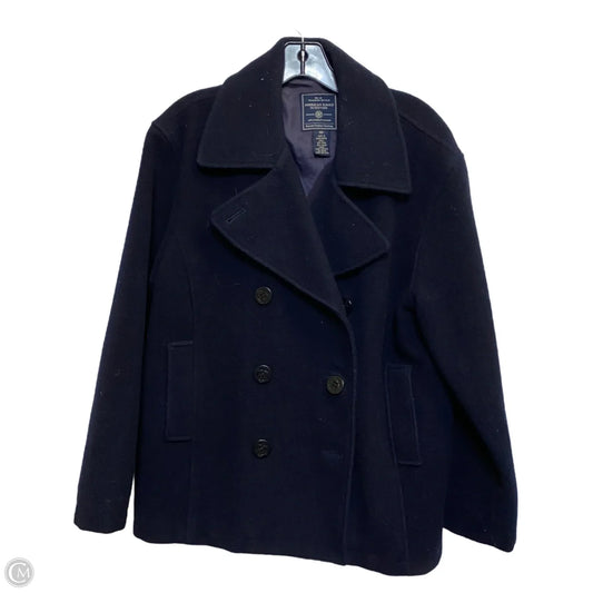 Coat Peacoat By American Eagle In Blue, Size: M