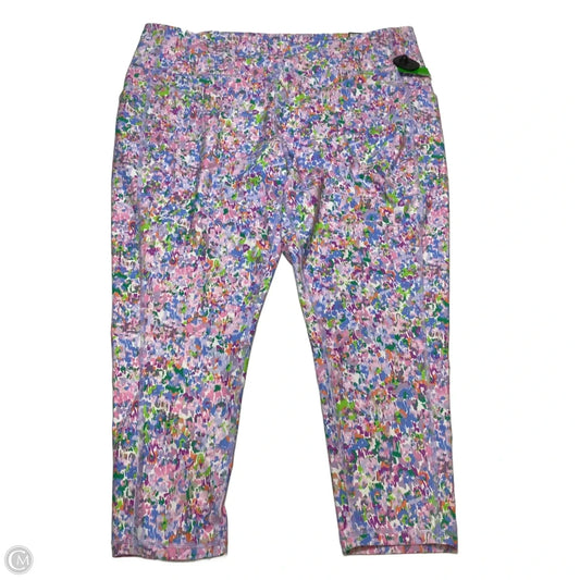 Athletic Leggings By Tek Gear In Multi-colored, Size: 3x