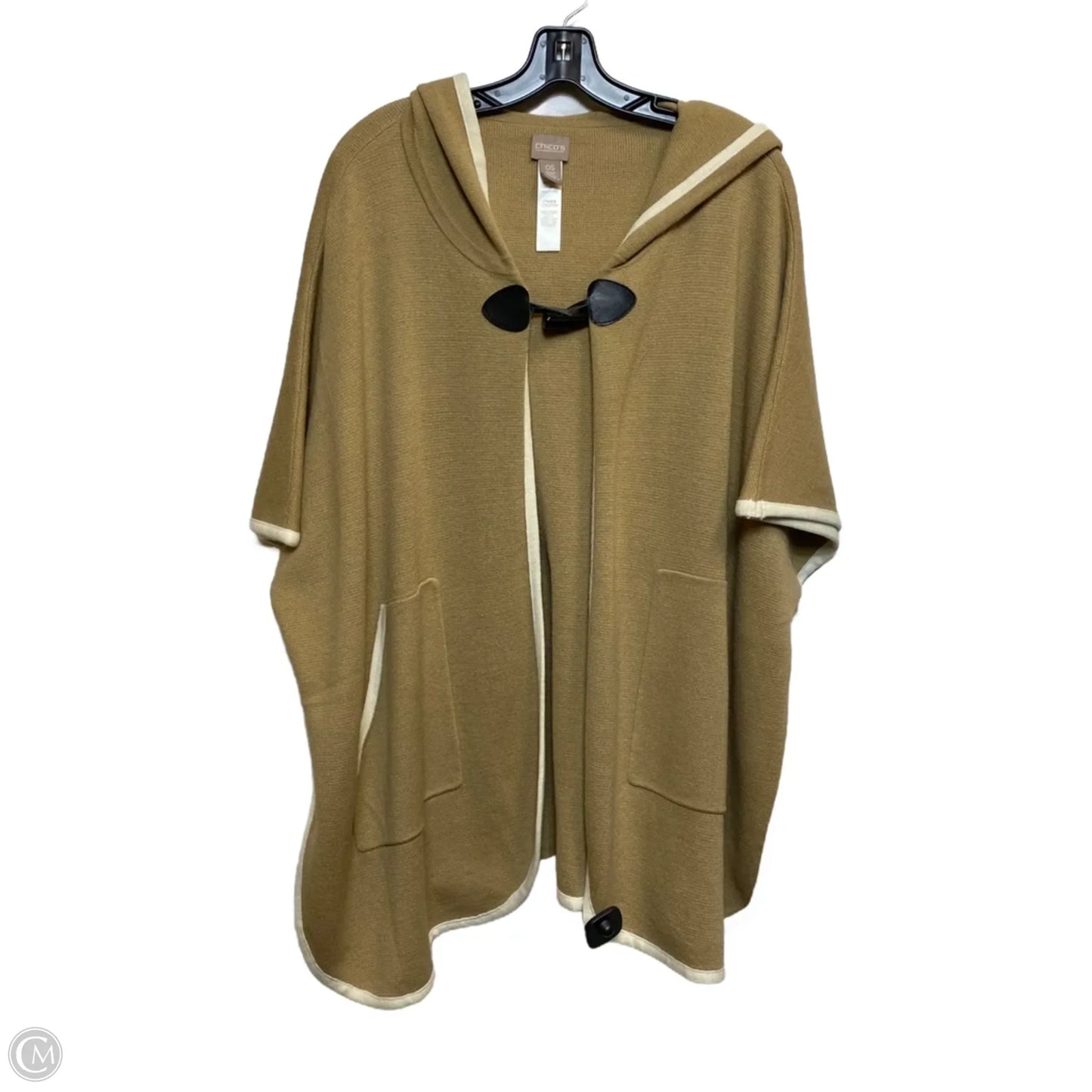 Poncho By Chicos In Tan, Size: Osfm