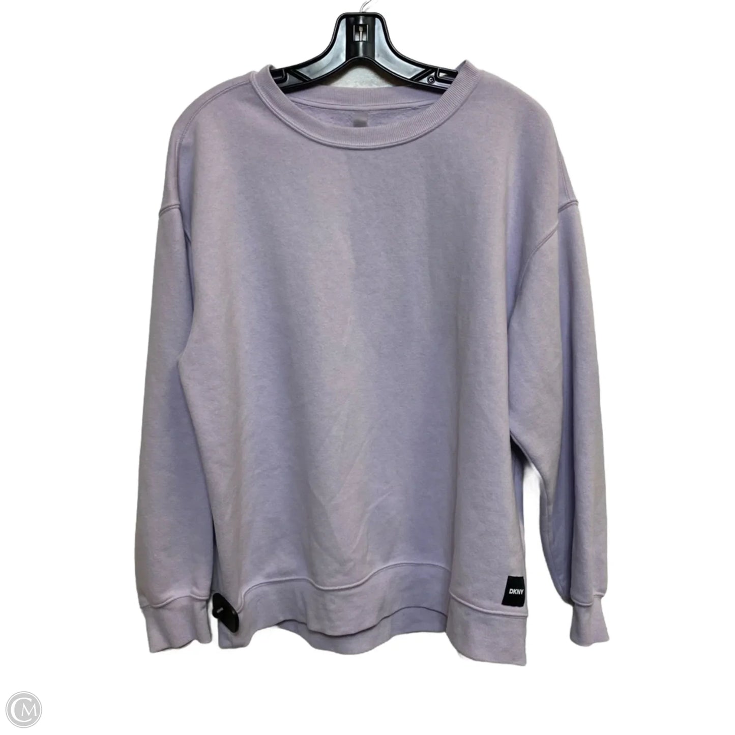 Athletic Sweatshirt Crewneck By Dkny In Purple, Size: L