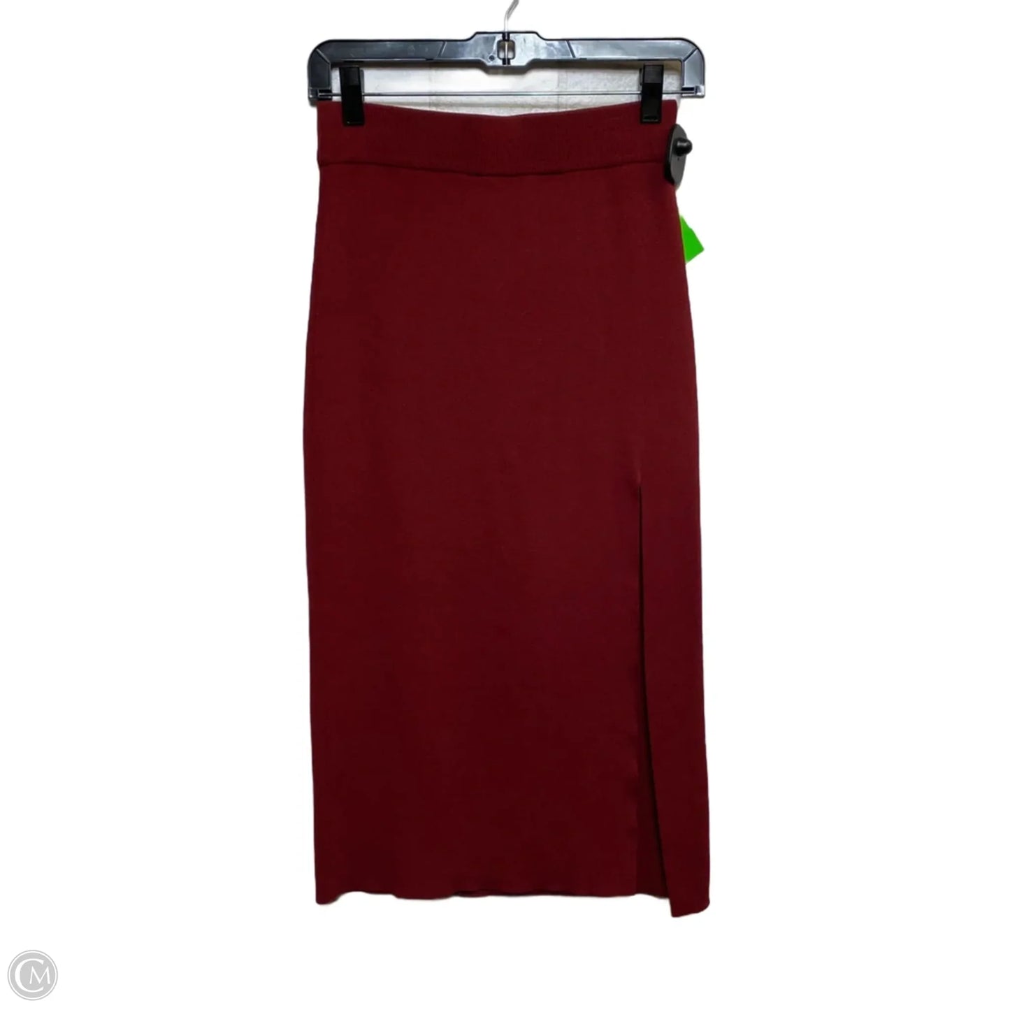 Skirt Midi By Asos In Red, Size: S