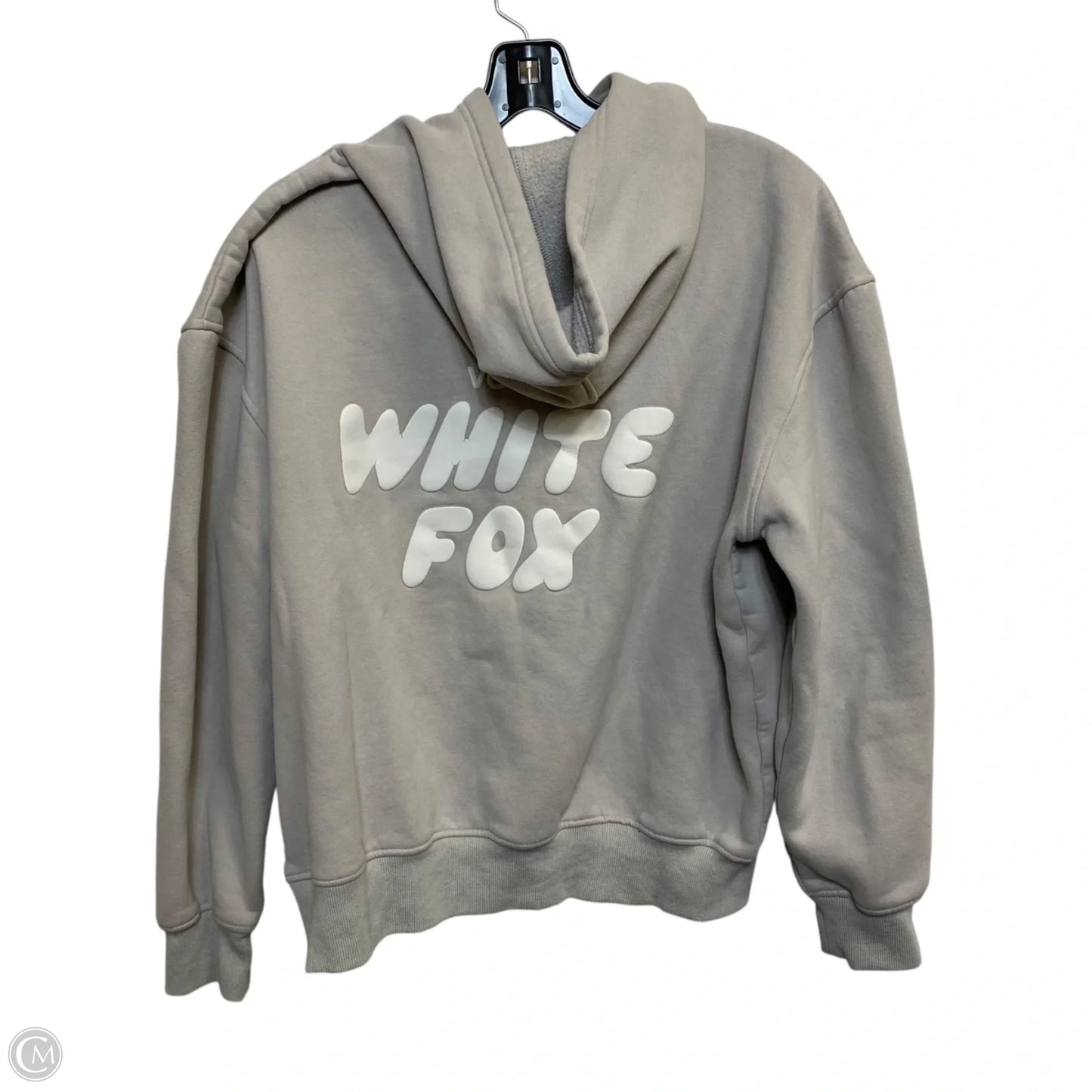 Sweatshirt Hoodie By White Fox In Grey, Size: S