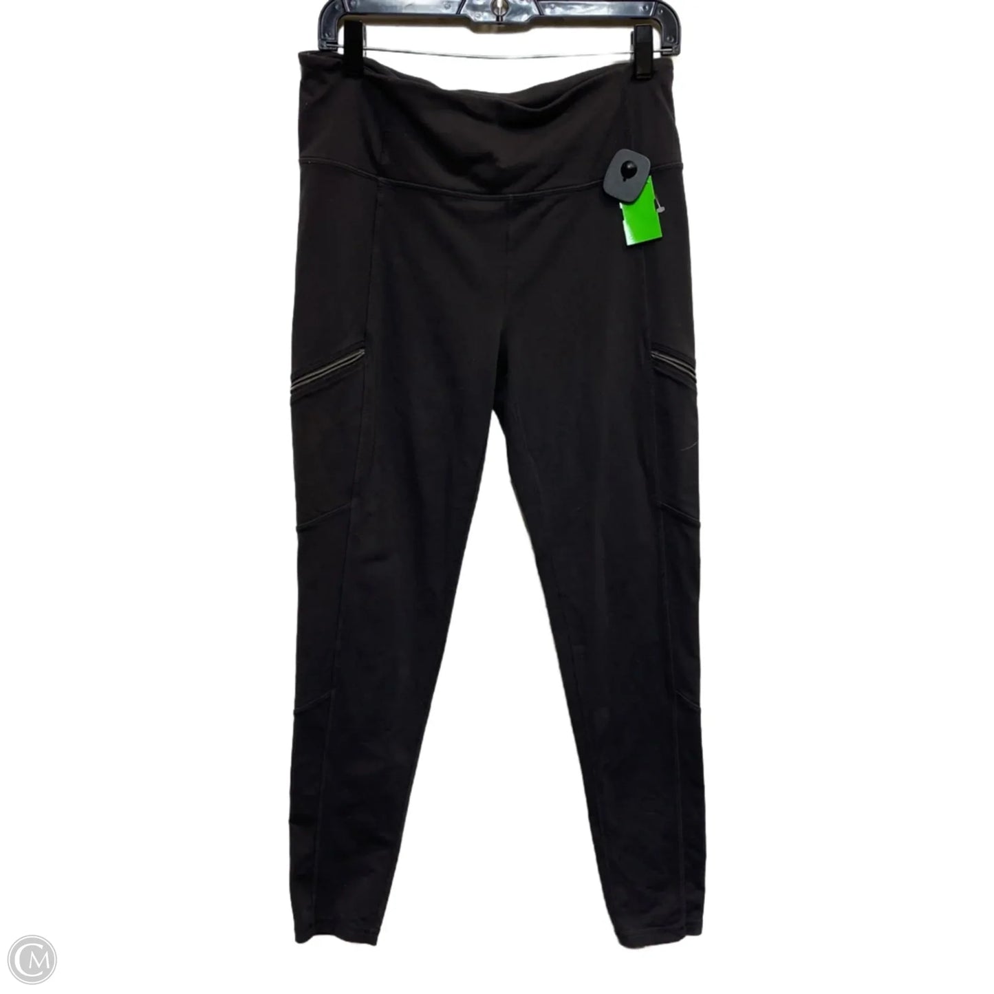 Athletic Leggings By Athleta In Grey, Size: L