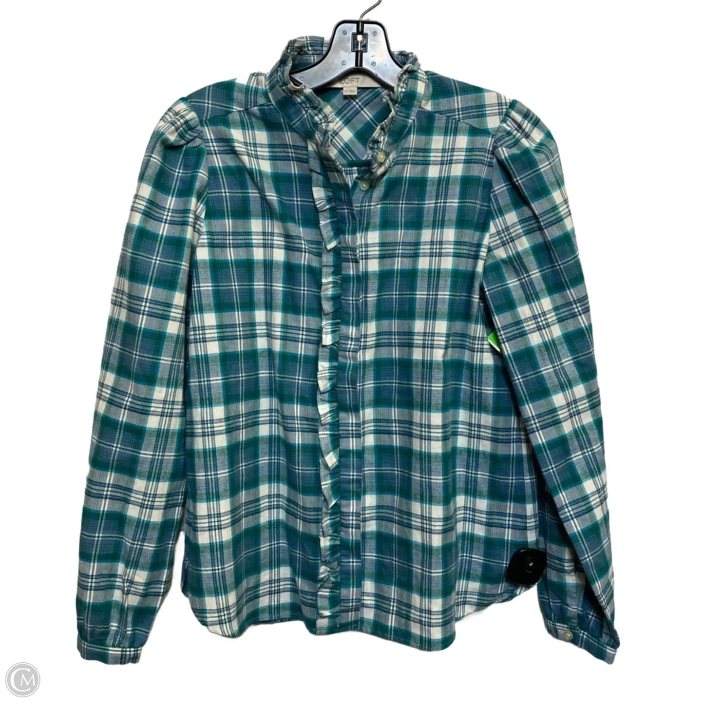 Top Long Sleeve By Loft In Green, Size: Xs