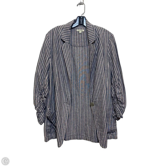 Blazer By Max Studio In Blue & Red, Size: L