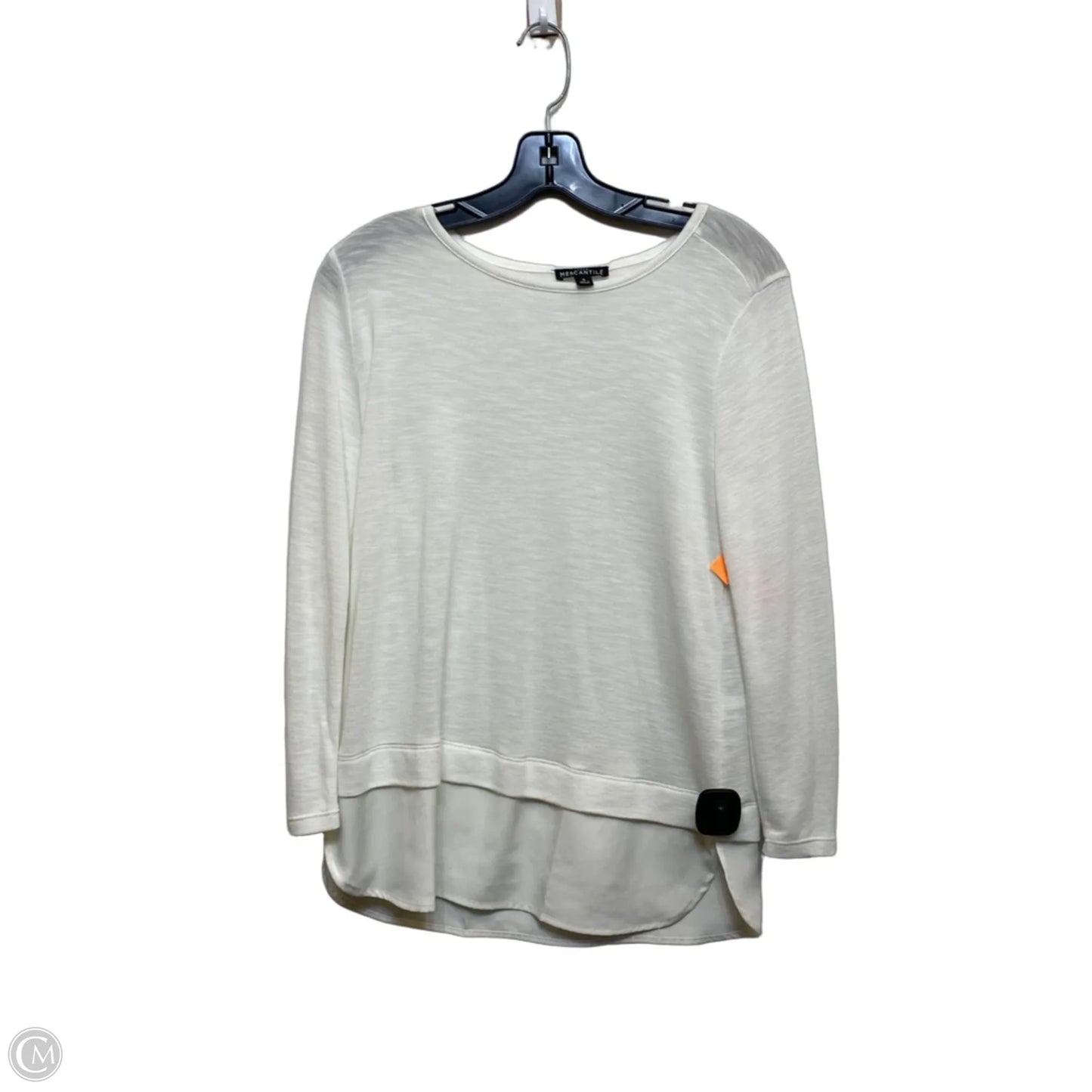 Top Long Sleeve By J. Crew In White, Size: S