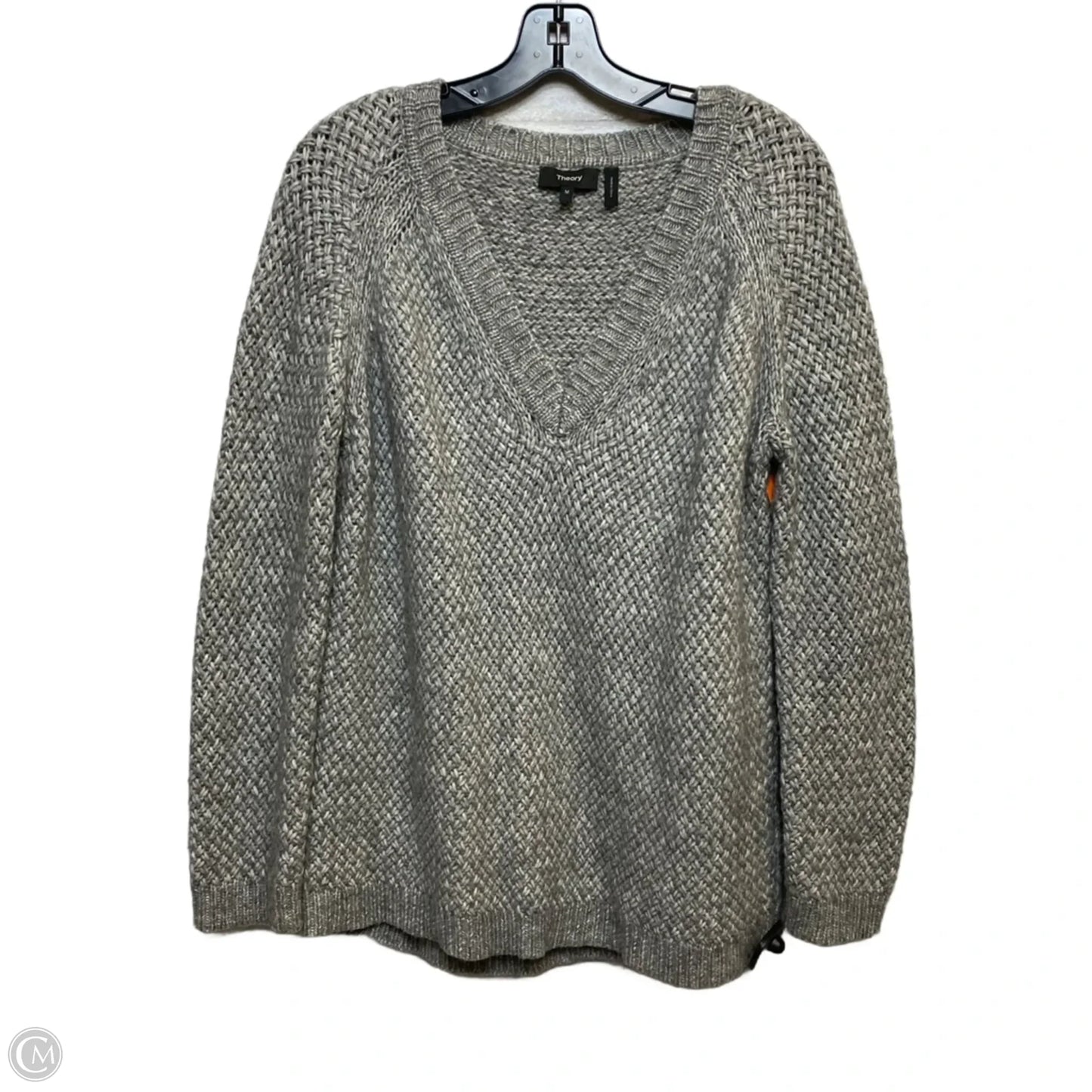 Sweater By Theory In Grey, Size: M